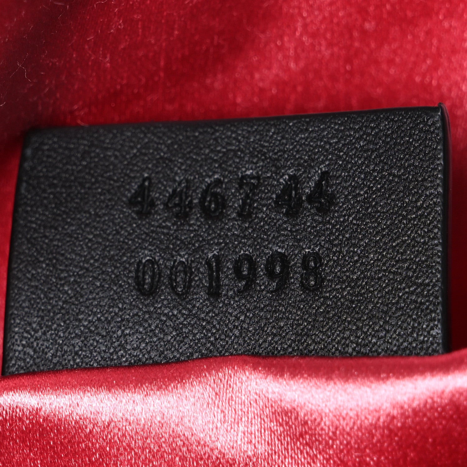 Gucci Velvet Matelasse Mini GG Marmont Shoulder Bag Black 7 of 10