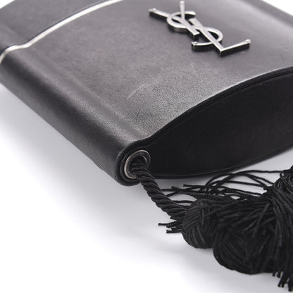 Saint Laurent Lambskin Monogram Opyum Tassel Bag Black 6 of 10