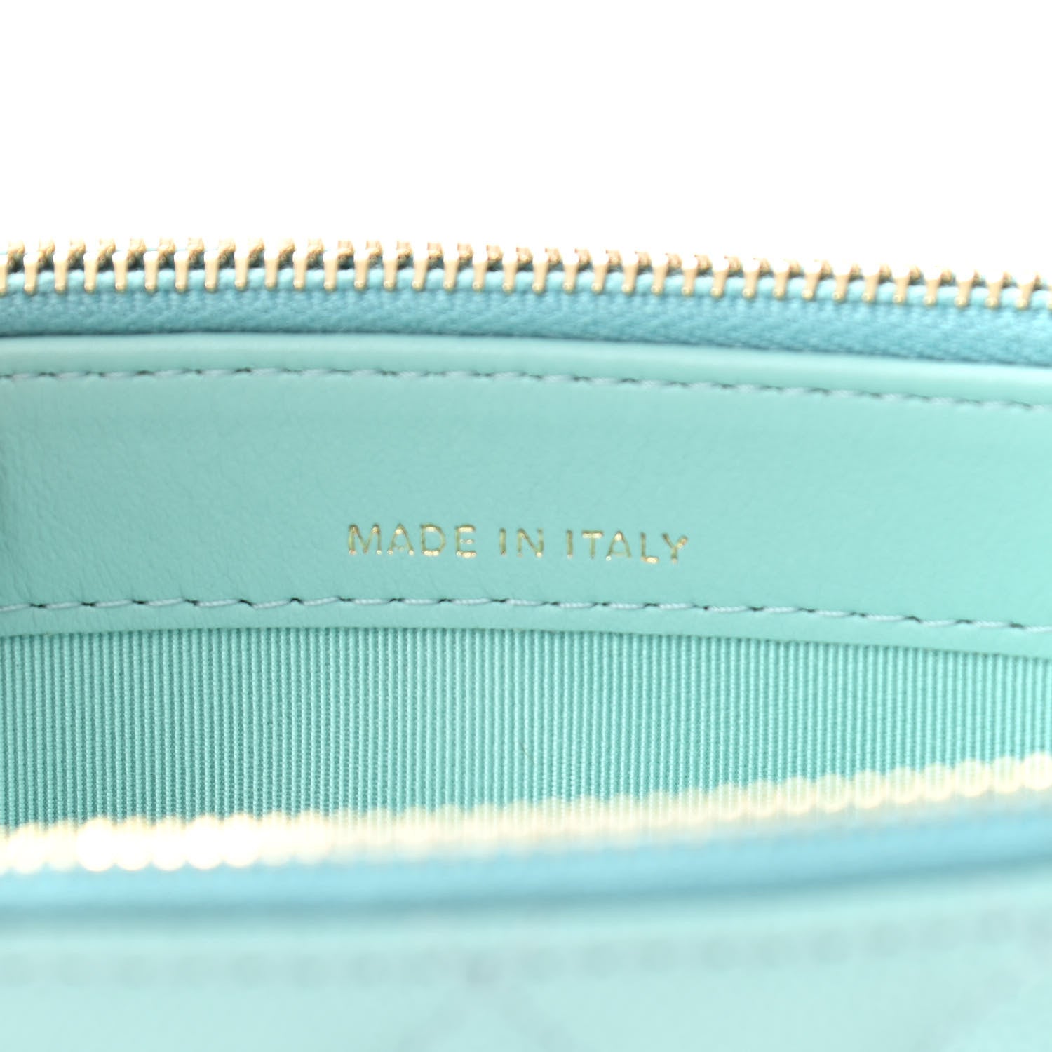 Chanel Caviar Quilted Small Clutch With Chain Light Blue 9 of 13