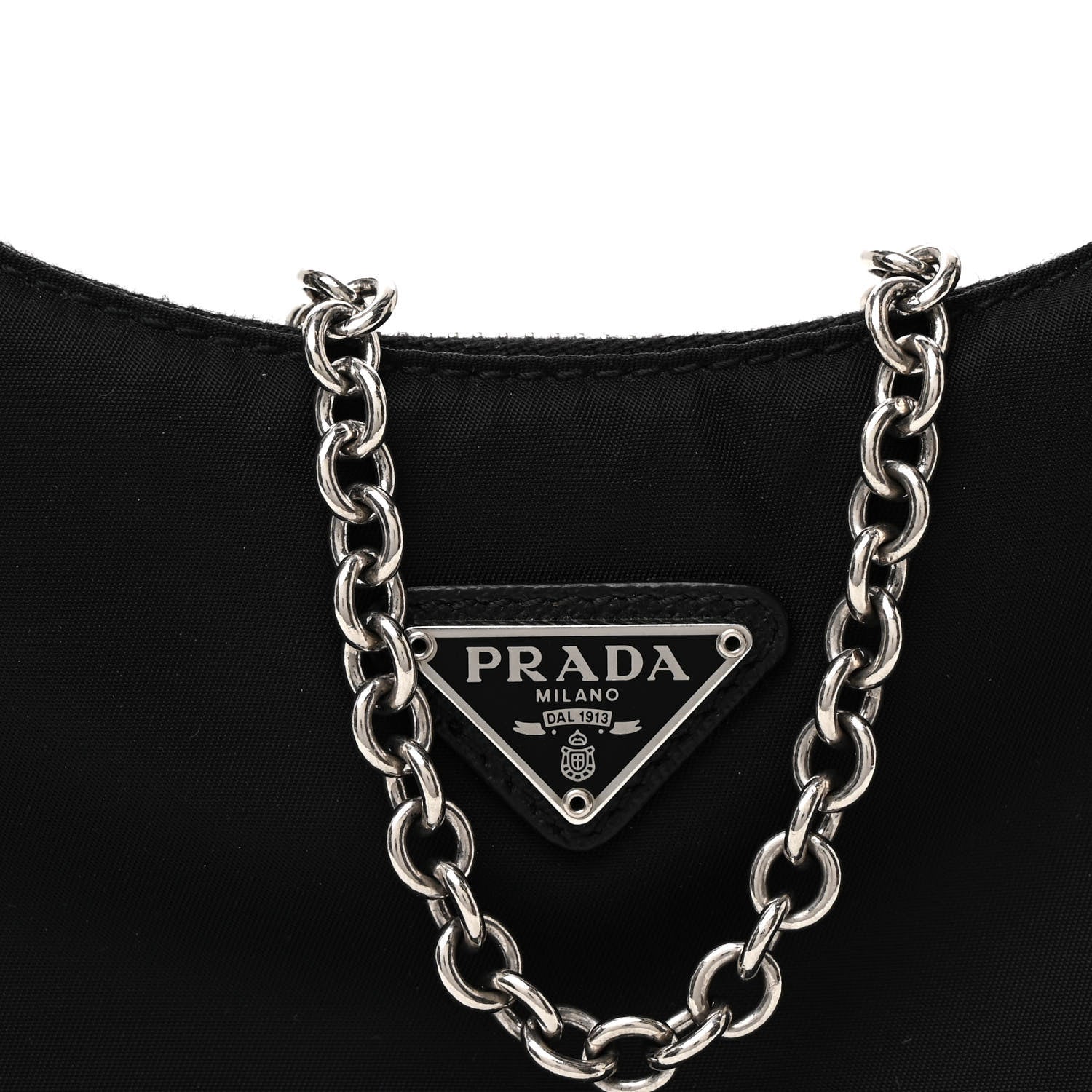 Prada Nylon Re-Edition 2005 Shoulder Bag Black 9 of 12