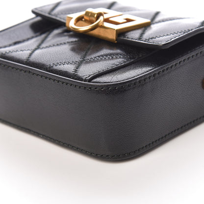 Givenchy Goatskin Quilted Nano GV3 Bag Black 8 of 8