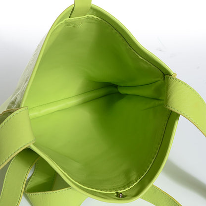 Hermes Lambskin Clou De Selle Pouch Kiwi 5 of 7