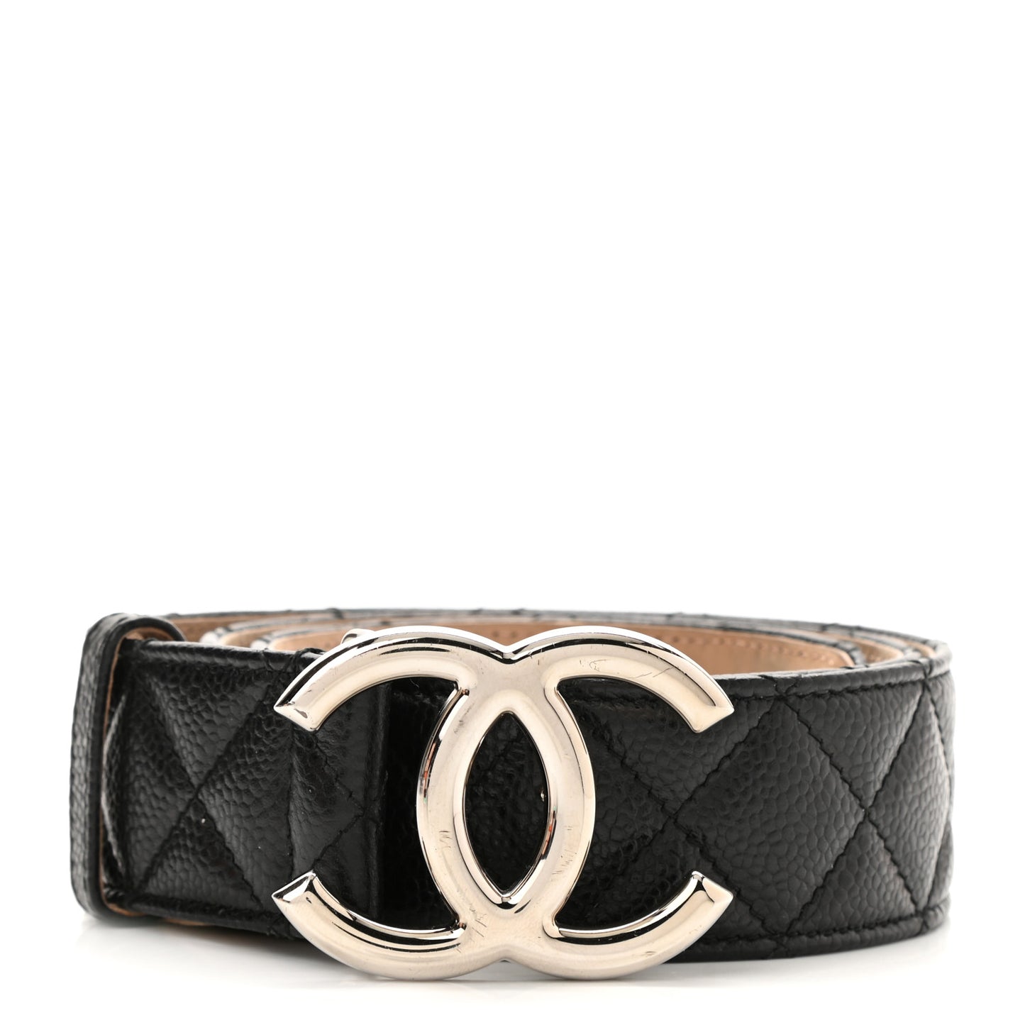 Caviar Quilted CC Belt 80 32 Black