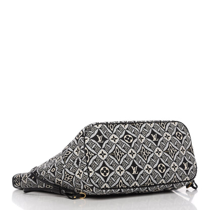 Louis Vuitton Jacquard Since 1854 Neverfull MM Grey 4 of 11