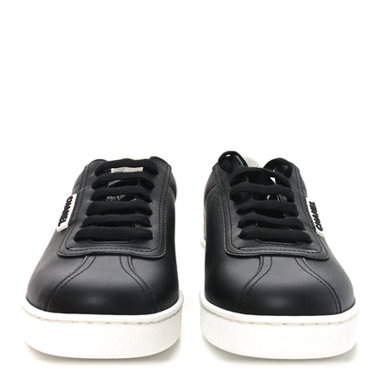 Chanel Calfskin CC Womens Sneakers 36.5 Black 3 of 8