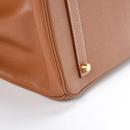 Hermes Courchevel Birkin 35 Gold 39 of 39