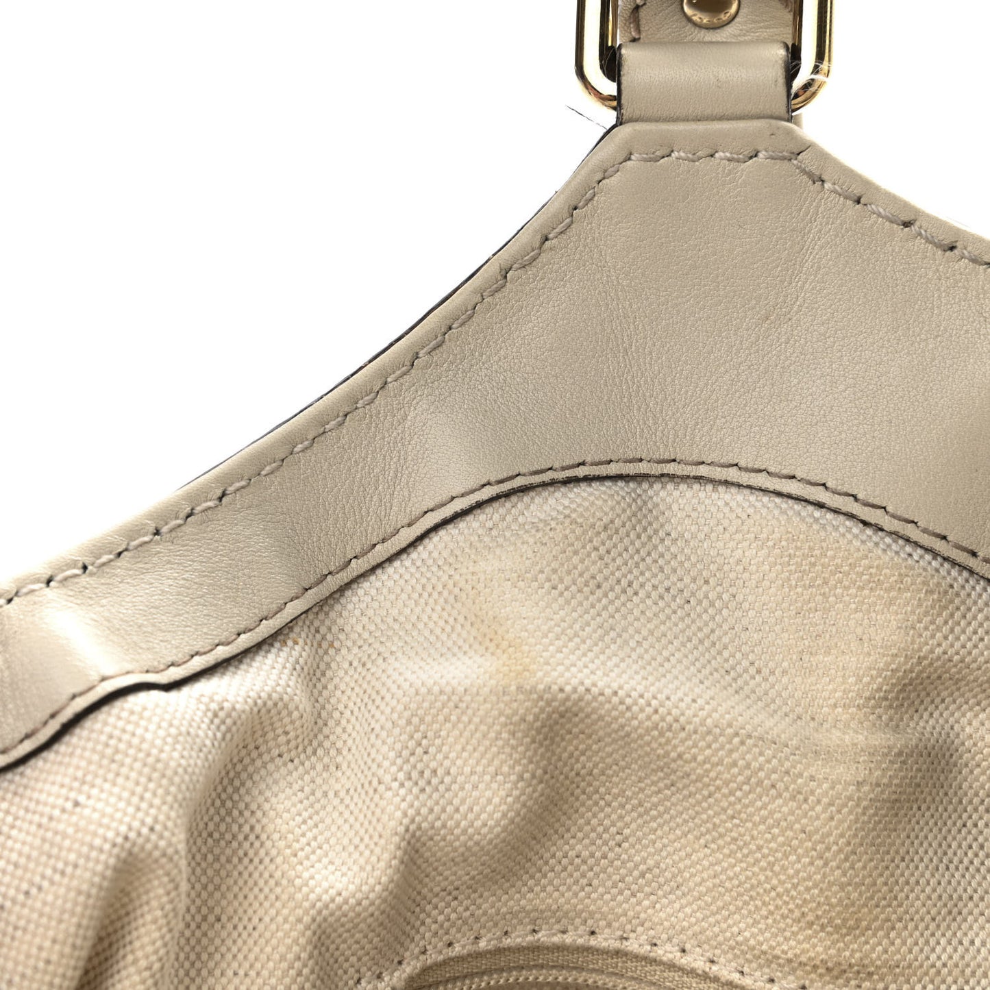 Guccissima Medium Sukey Tote Mystic White