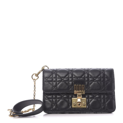 Christian Dior Lambskin Daddi Pouch Black 1 of 12