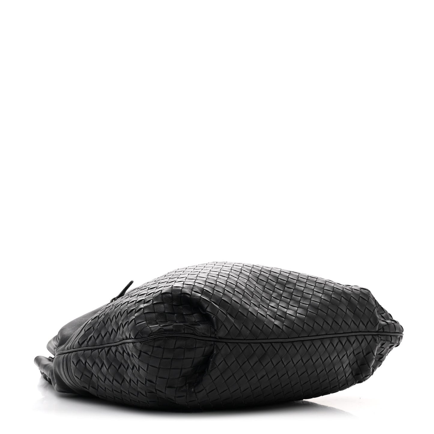 Cervo Deerskin Intrecciato Julie Tote Black