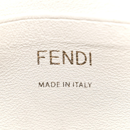 Fendi Nappa FF 1974 Embossed Mini Baguette White 6 of 12