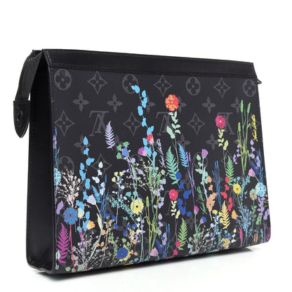Louis Vuitton Monogram Eclipse Folia Pochette Voyage MM 3 of 8