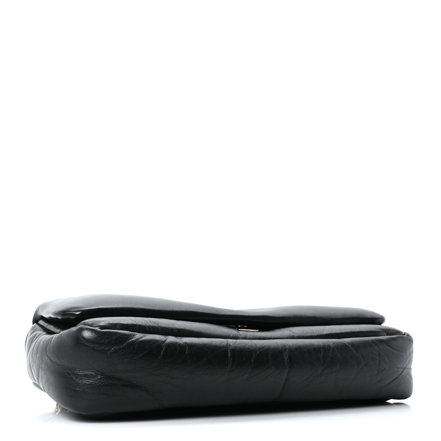 Lambskin Mini GG Milano Top Handle Shoulder Bag Black