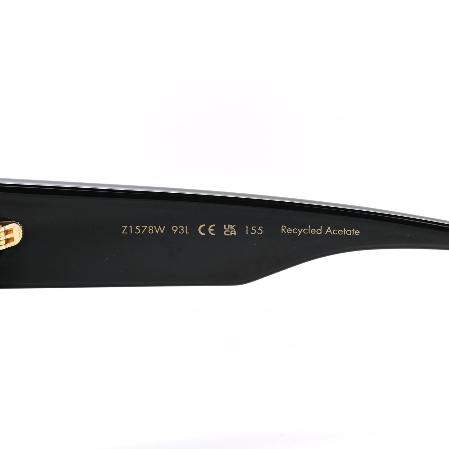 Acetate Swarovski Crystal Cyclone Sunglasses Z1578W Black