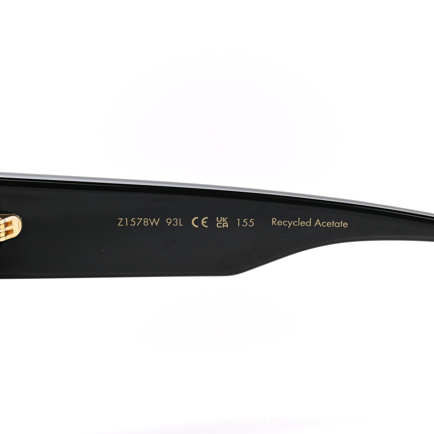 Louis Vuitton Acetate Swarovski Crystal Cyclone Sunglasses Z1578W Black 6 of 9
