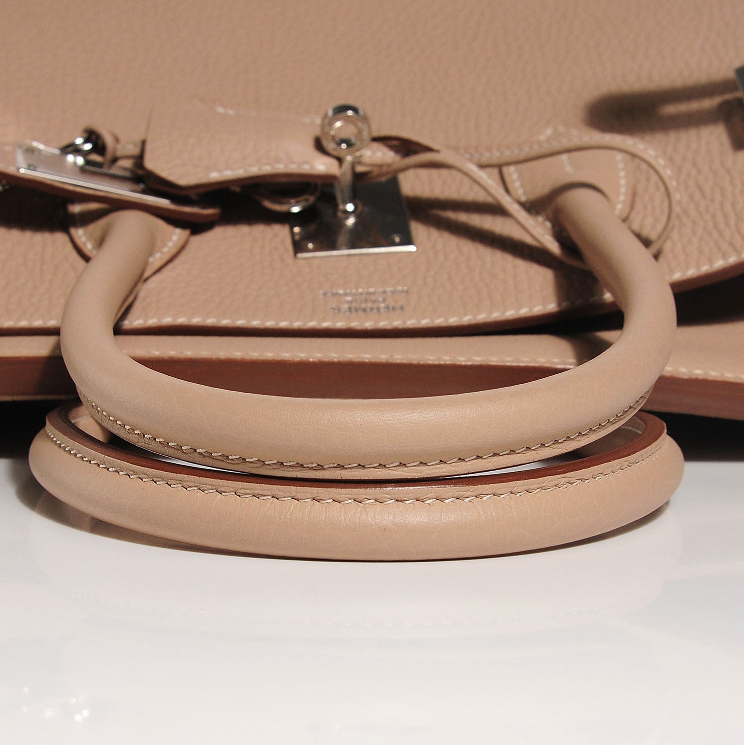 Hermes Taurillon Clemence Birkin 35 Argile 17 of 24