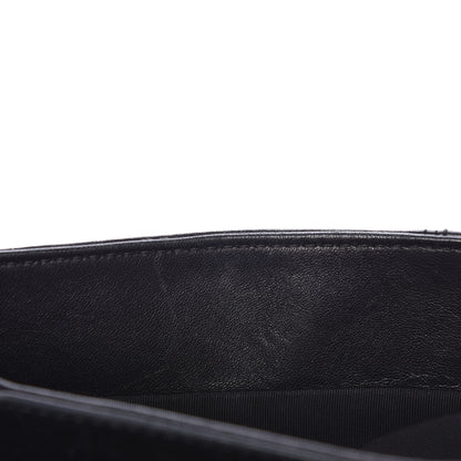 Chanel Shiny Lambskin Quilted Medium Trianon Messenger Flap Black 9 of 12