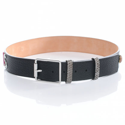Louis Vuitton Leather Paris Belt Black 85 35 1 of 7
