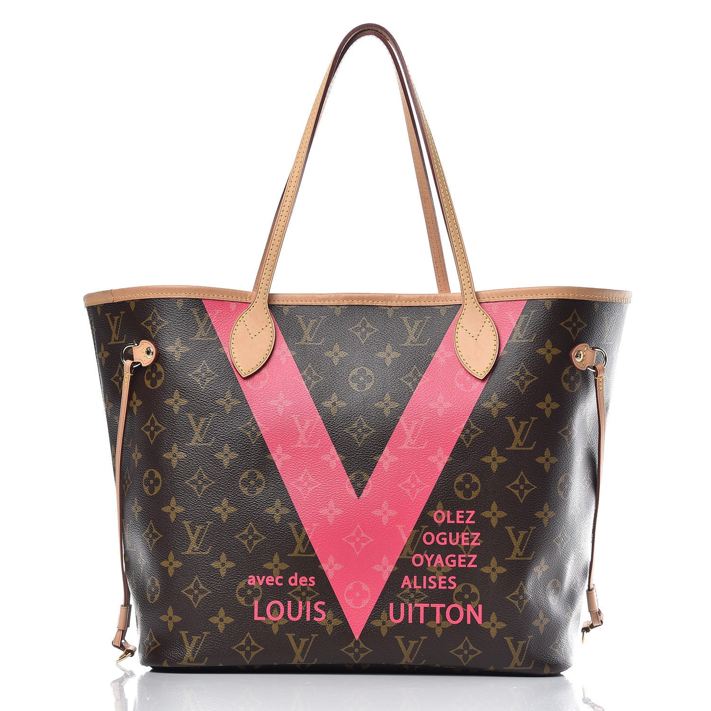 Monogram V Neverfull MM Grenade