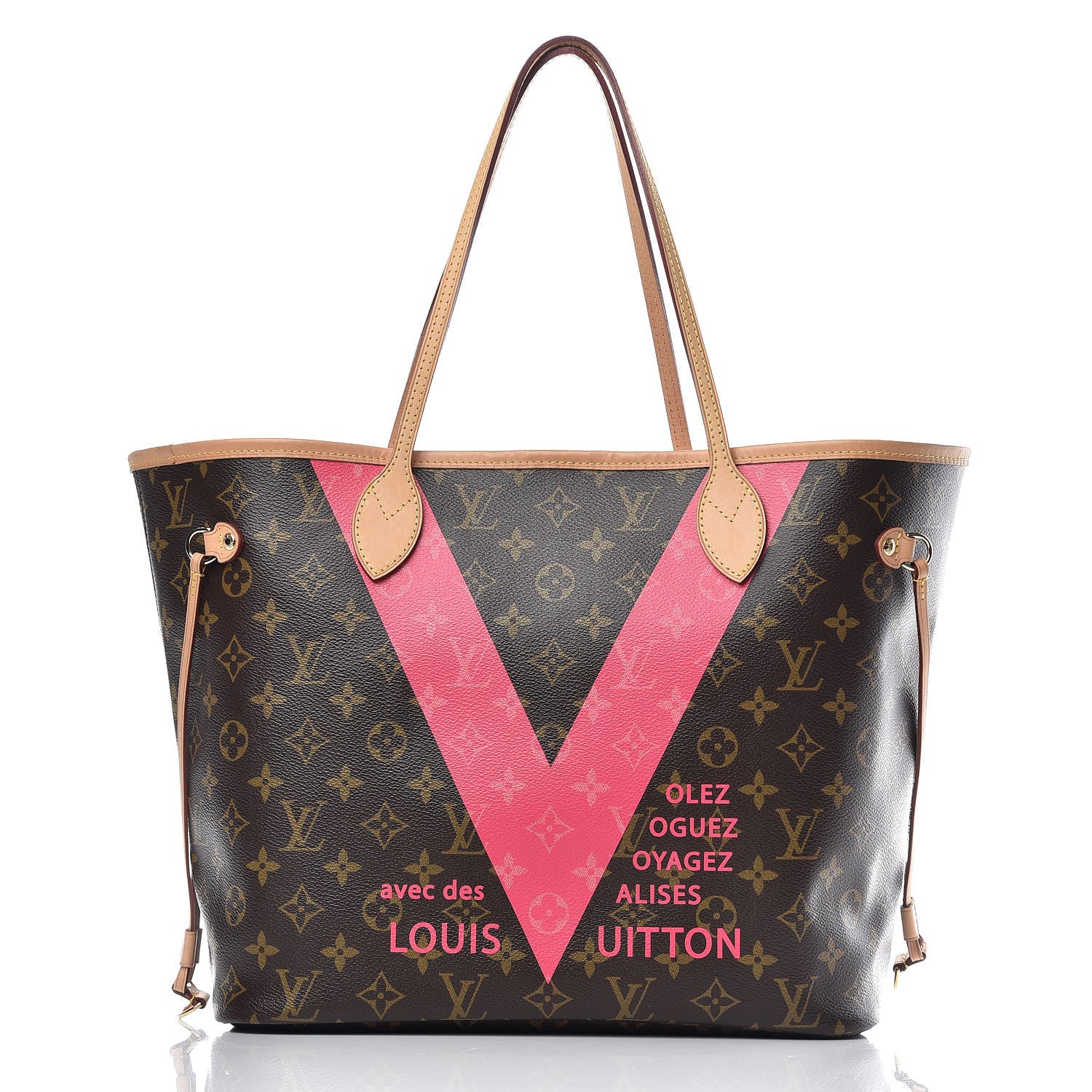 Louis Vuitton Monogram V Neverfull MM Grenade 1 of 9