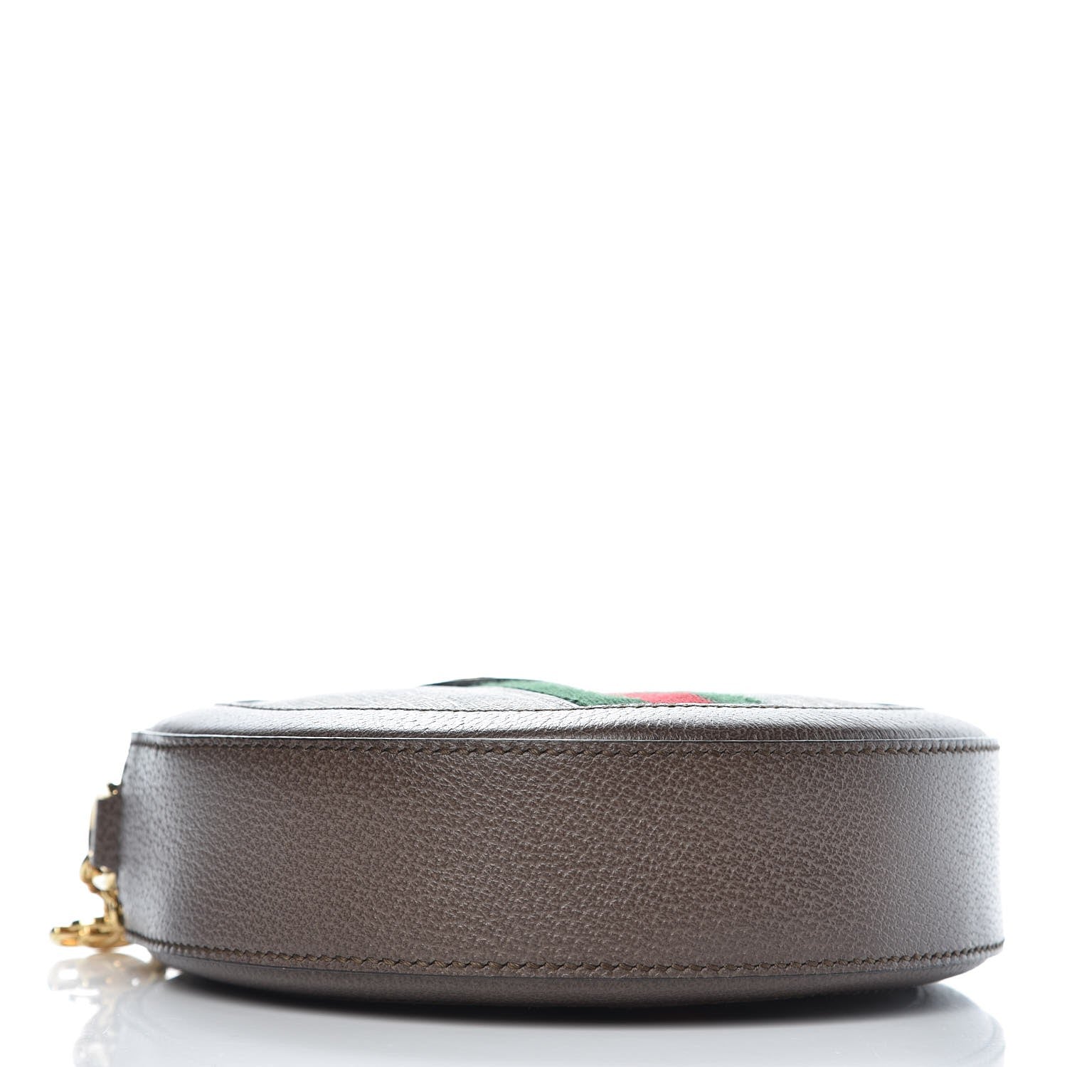 Gucci GG Supreme Monogram Web Mini Ophidia Round Shoulder Bag Brown 4 of 7