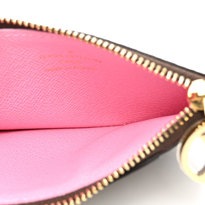 Louis Vuitton Monogram 2023 Christmas Animation Alpine Zipped Romy Card Holder Pink 5 of 7