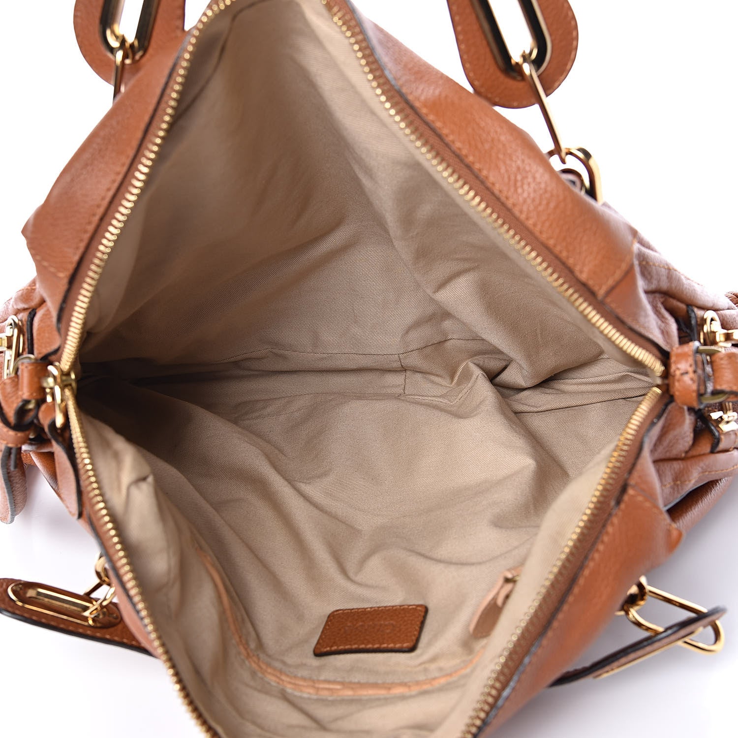 Chloe Calfskin Large Paraty Caramel 5 of 11