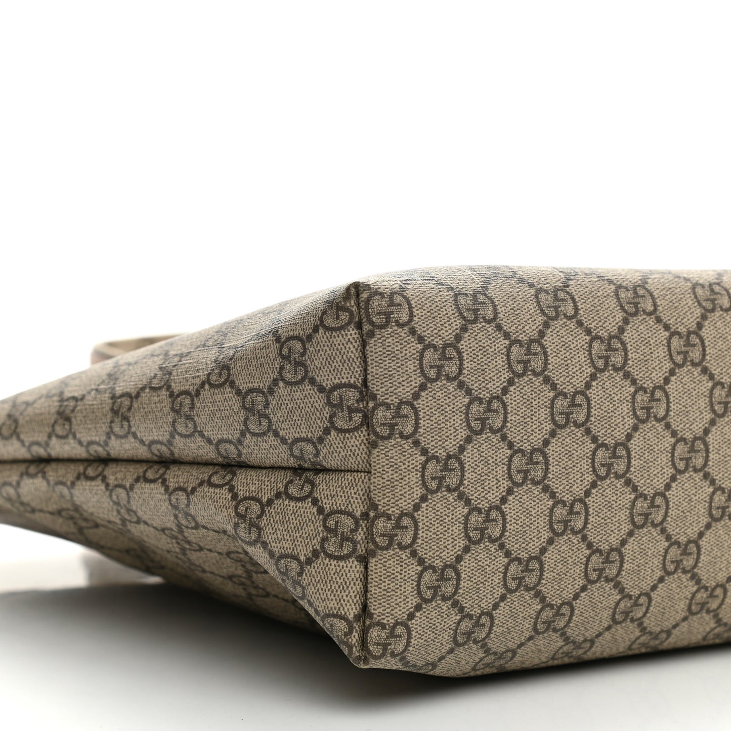 GG Plus Monogram Medium Signature Web Loop Tote Brown