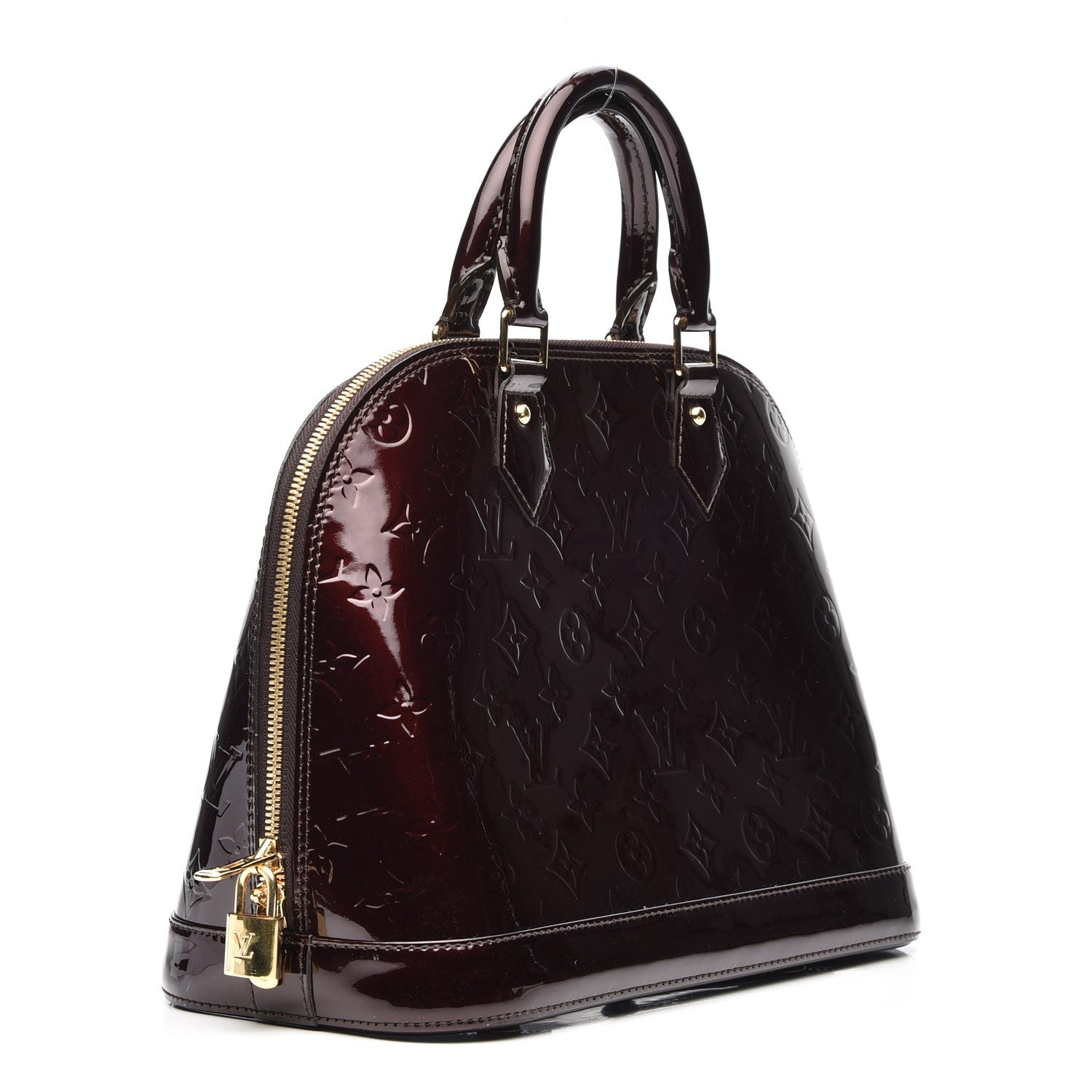 Louis Vuitton Vernis Alma PM Amarante 3 of 7