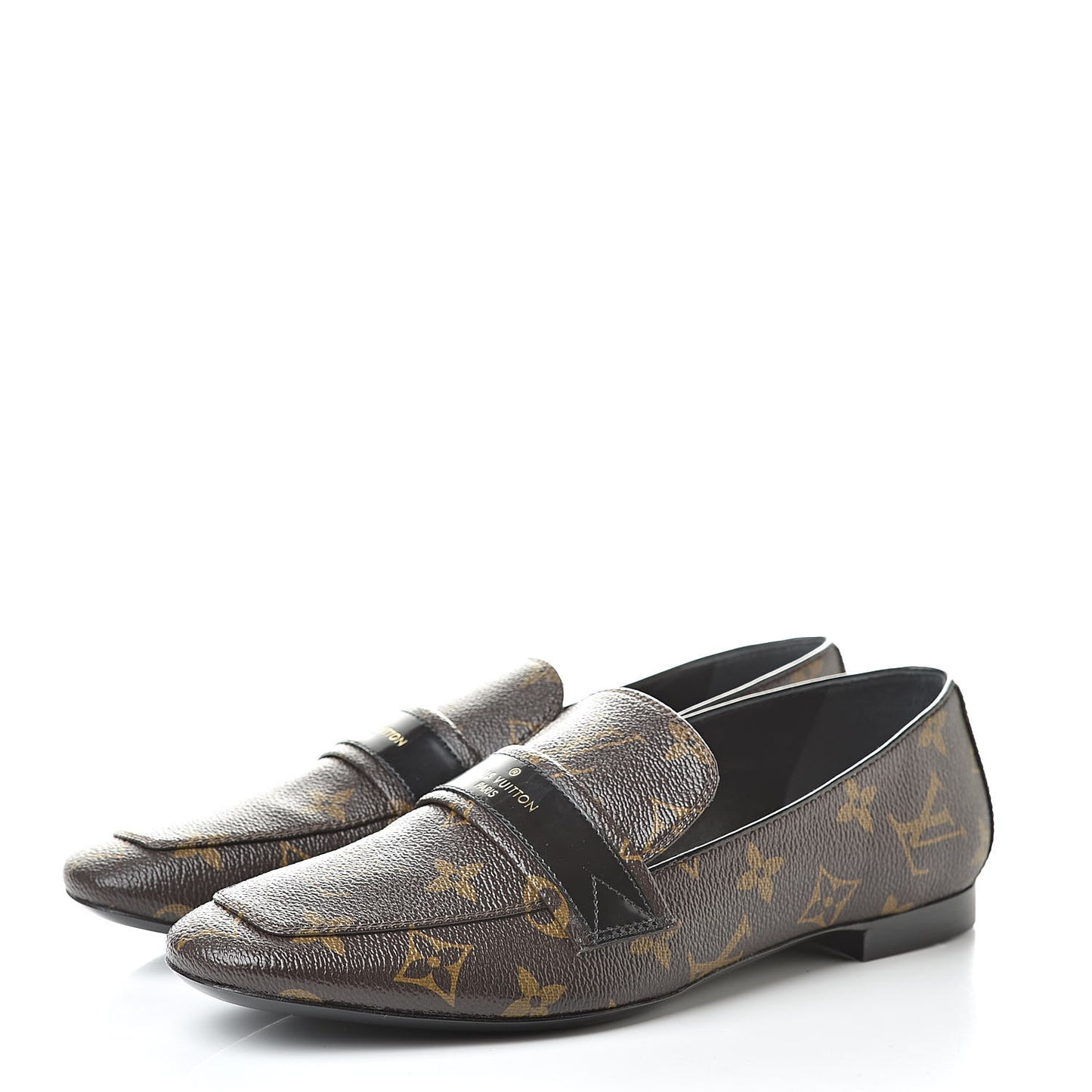 Monogram Upper Case Flat Loafer 38