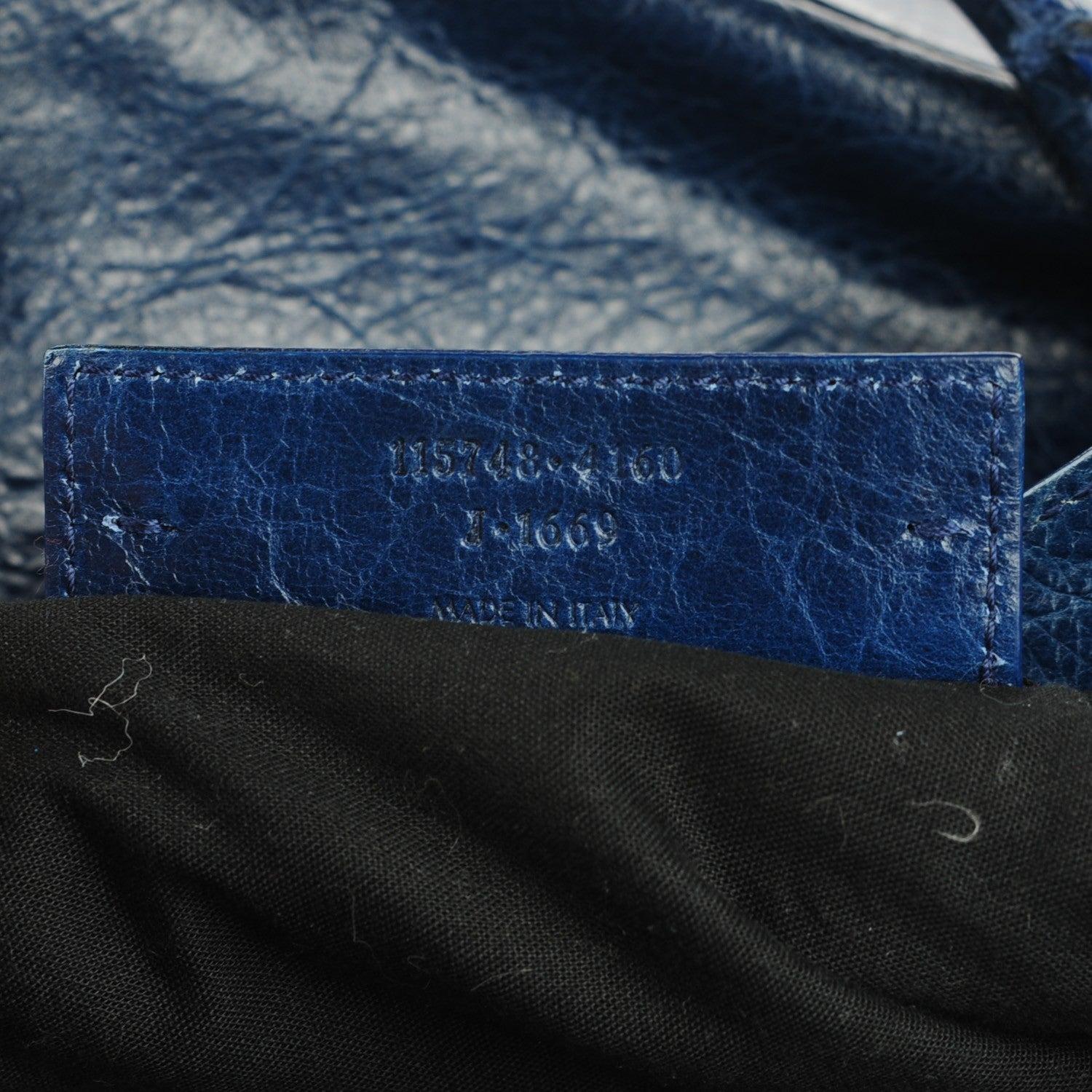 Balenciaga Agneau Classic Hardware City Bleu Mineral 7 of 7