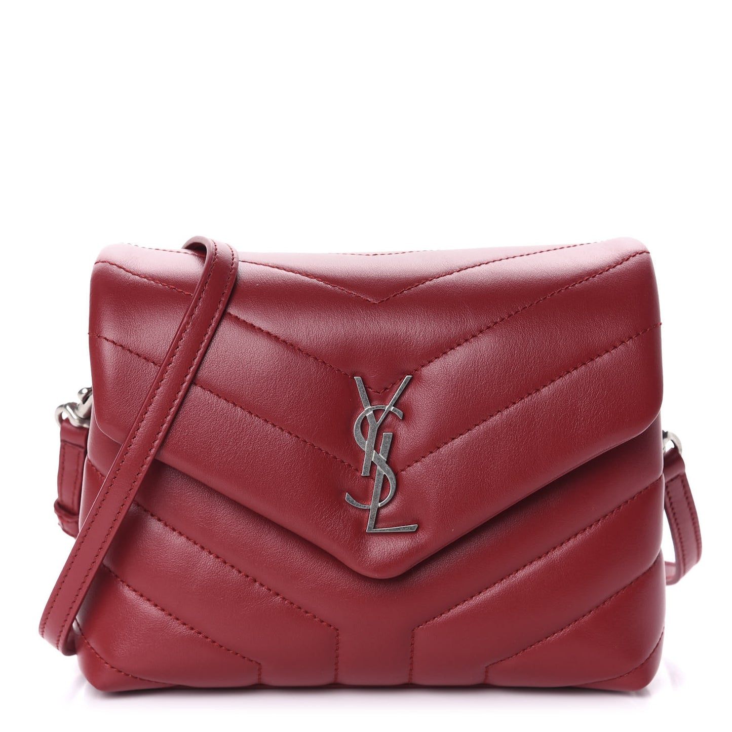 Calfskin Y Quilted Monogram Toy Loulou Crossbody Bag New Lipstick
