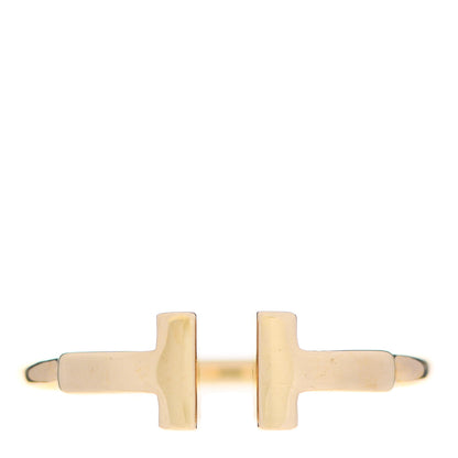 Tiffany 18K Yellow Gold T Wire Ring 52 6 1 of 5