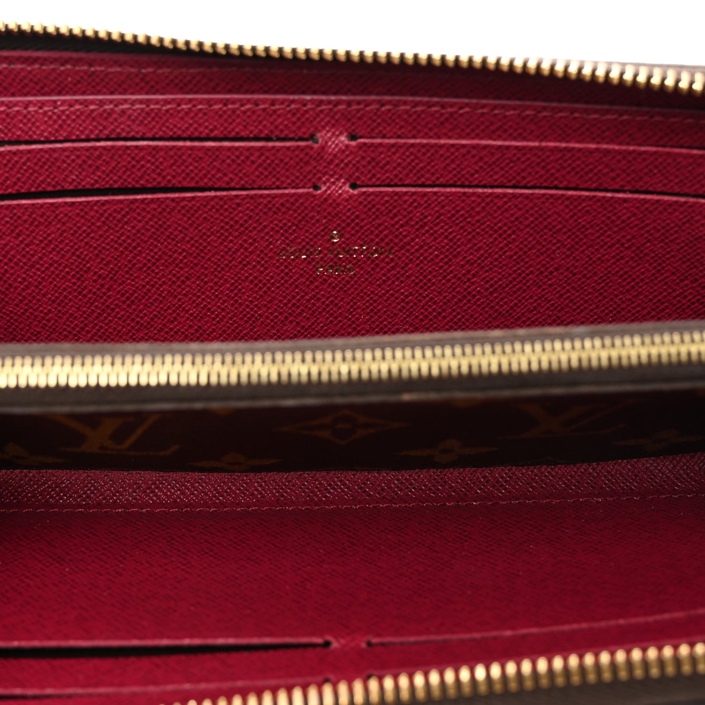 Monogram Clemence Wallet Fuchsia