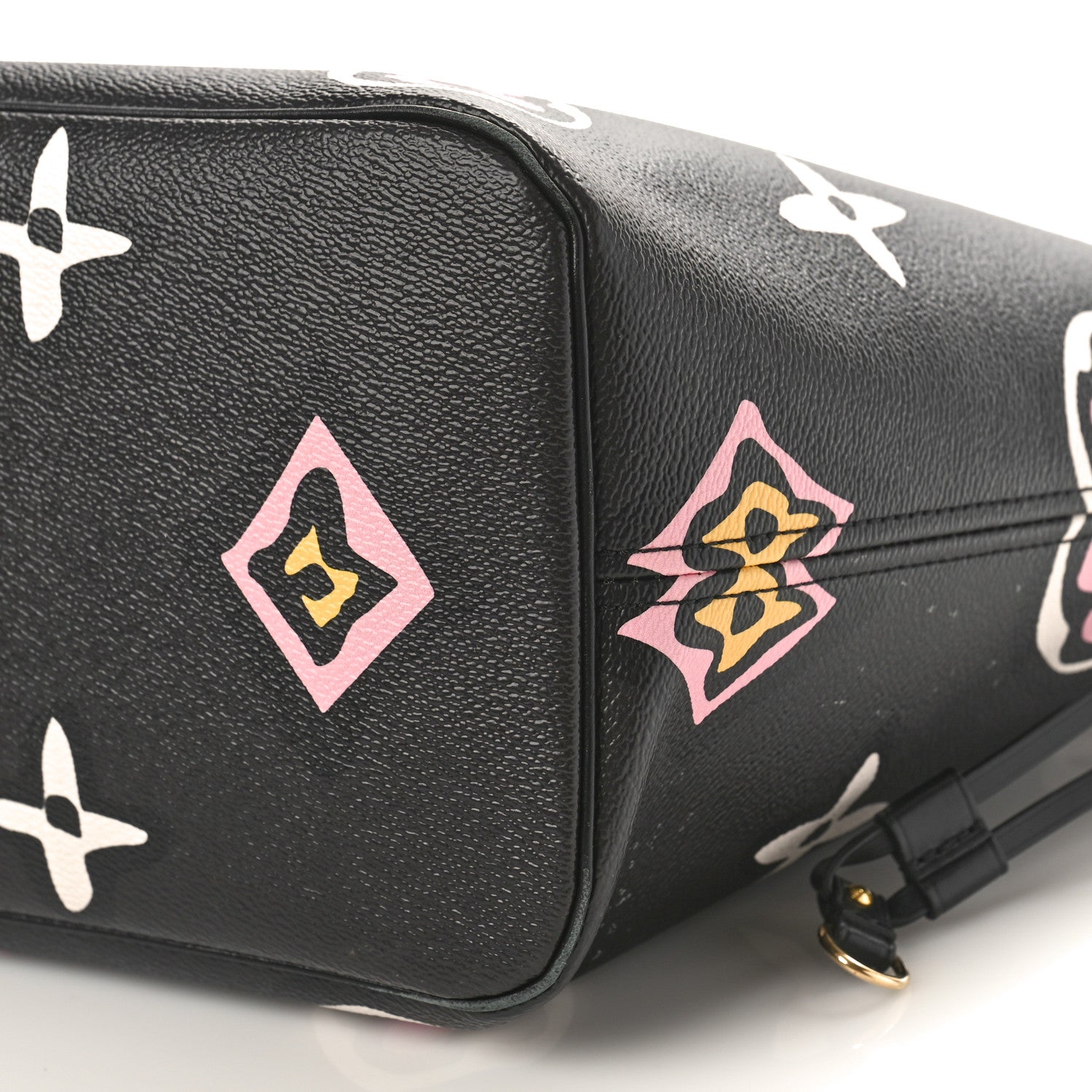 Louis Vuitton Monogram Giant Wild At Heart Neverfull MM Black 9 of 10