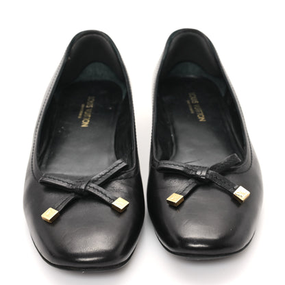 Louis Vuitton Calfskin Uniformes Ballet Flats 38.5 Black 3 of 9