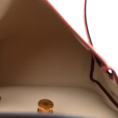 Hermes Military Toile Vache Hunter Herbag Zip Retourne 31 PM Beton Rouge Sellier 6 of 14