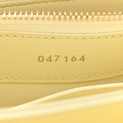 Celine Satinated Calfskin Mini 16 Top Handle Bag Soft Yellow 10 of 16