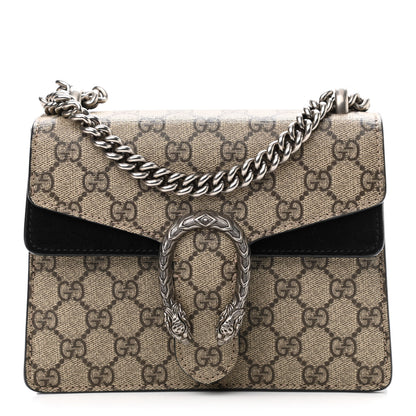 Gucci GG Supreme Monogram Mini Dionysus Shoulder Bag Black 1 of 12