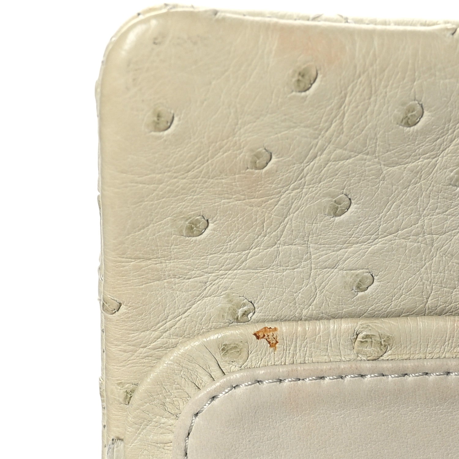 Chanel Ostrich Medium Double Flap Light Beige 10 of 10