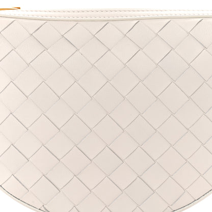 Bottega Veneta Nappa Intrecciato Mini Shoulder Bag With Knot White 8 of 10