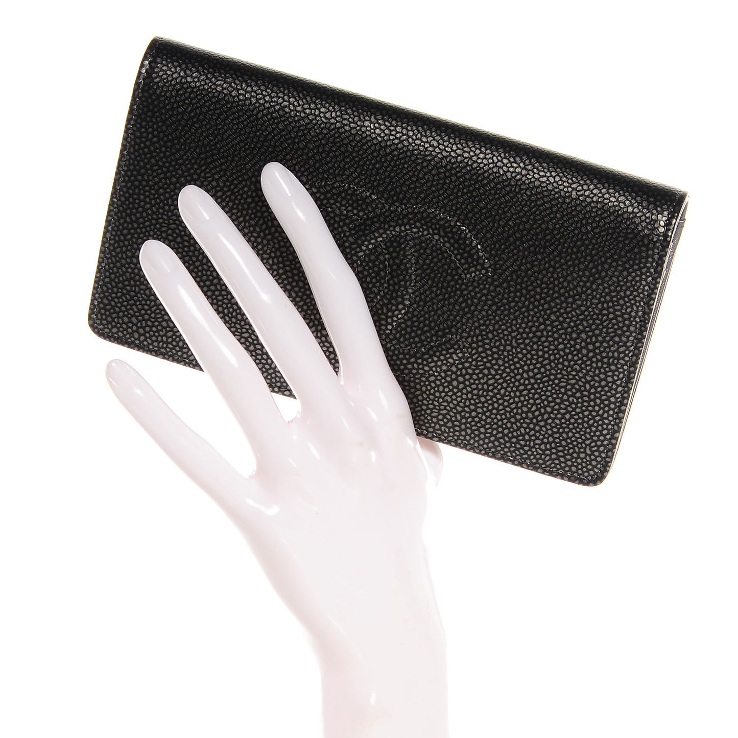 Caviar Yen Wallet Dark Silver