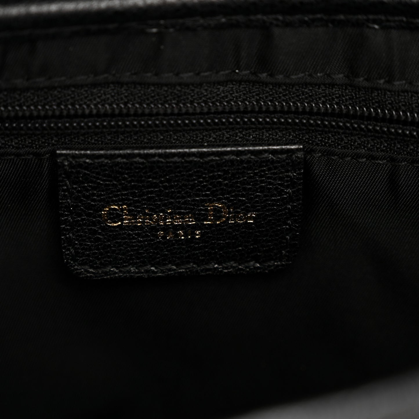 Shiny Goatskin  Saddle Bag Black