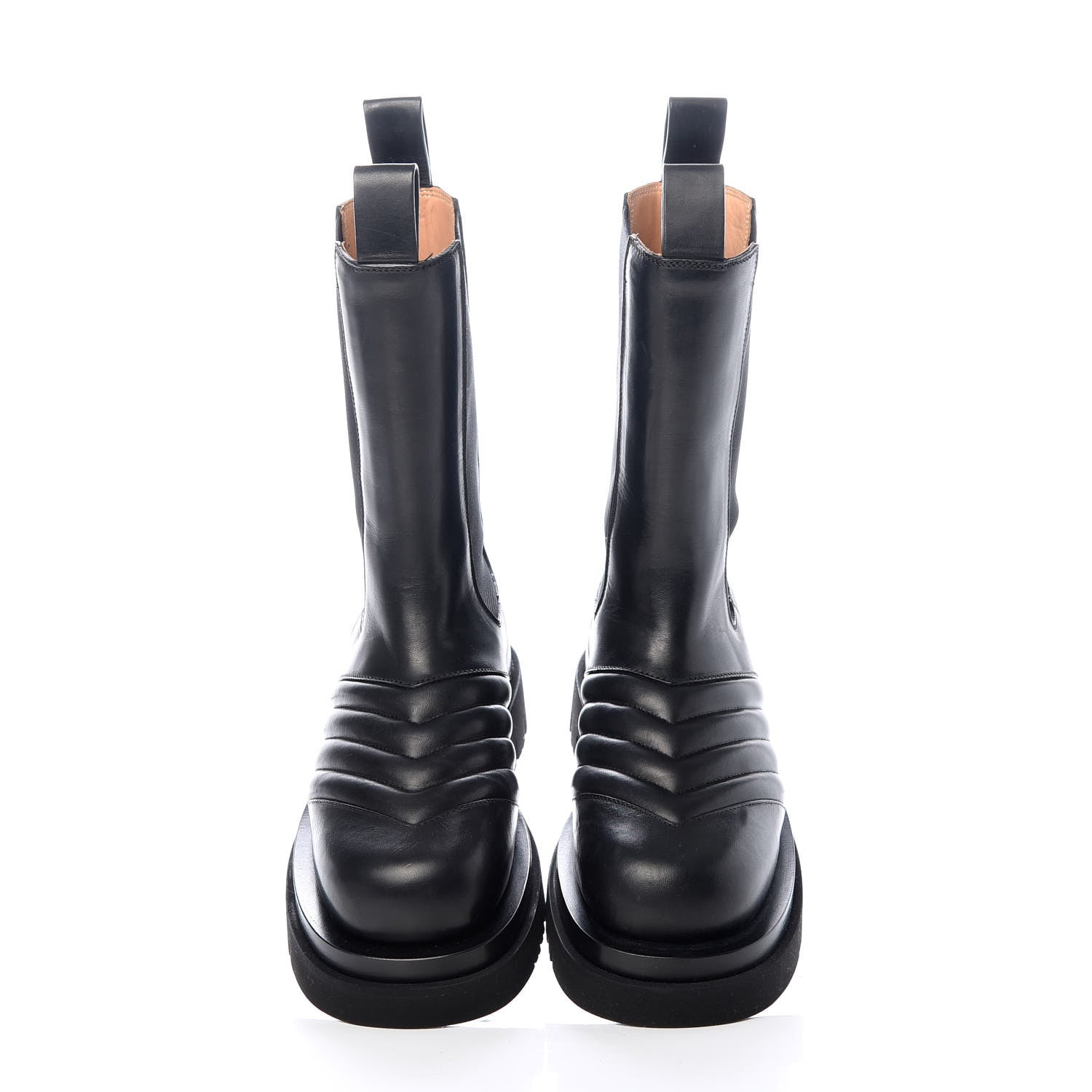 Bottega Veneta Calfskin Chelsea Boots 38 Black 5 of 10