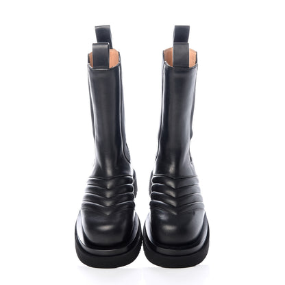 Bottega Veneta Calfskin Chelsea Boots 38 Black 5 of 10