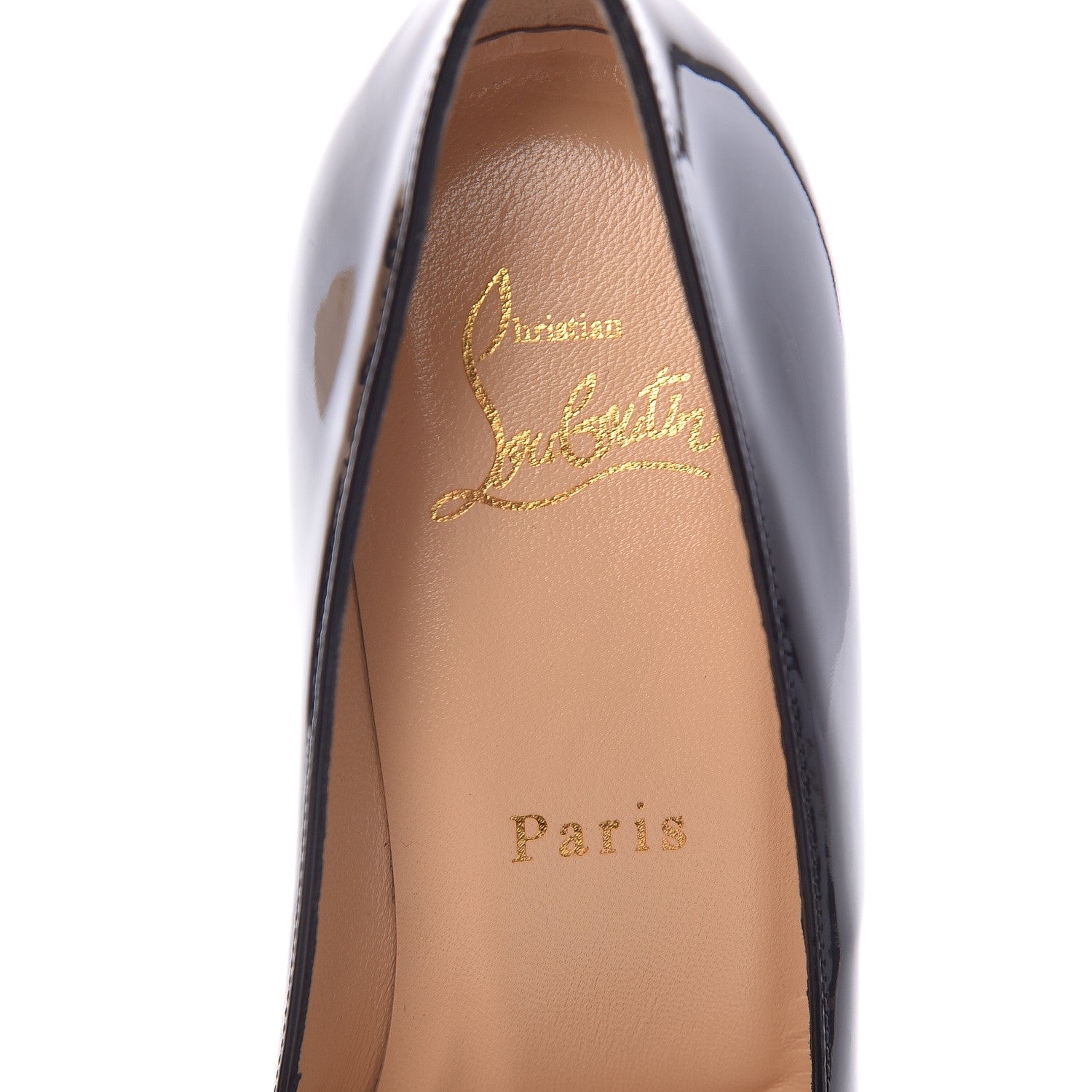 Christian Louboutin Patent New Simple 100 Pumps 36 Black 7 of 9