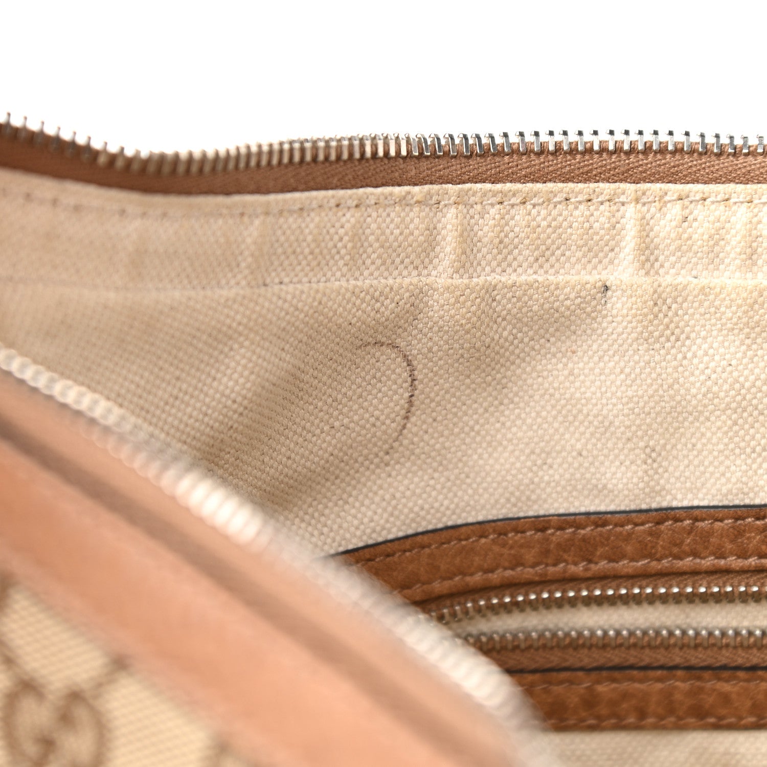 Gucci Monogram Old Libeccio Small Miss GG Hobo Beige Ebony Light Brown 9 of 9