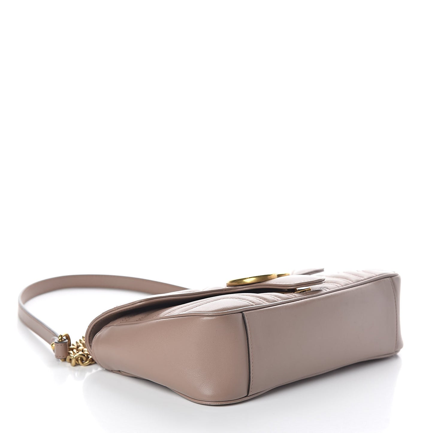 Calfskin Matelasse Small GG Marmont Shoulder Bag Porcelain Rose