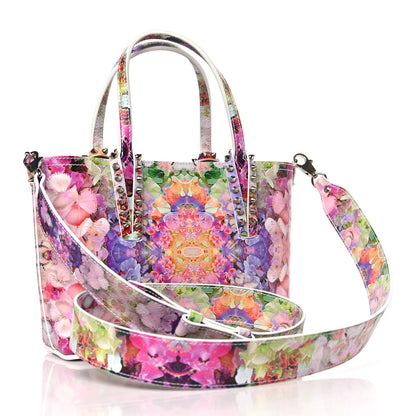 Christian Louboutin CHRISTIAN LOUBOUTIN Calfskin Mini Paris Blooming Cabata Tote 3 of 9