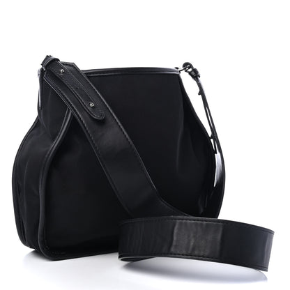 Stella McCartney Nylon Eco Alter Nappa Studded Logo Mini Crossbody Black 2 of 4