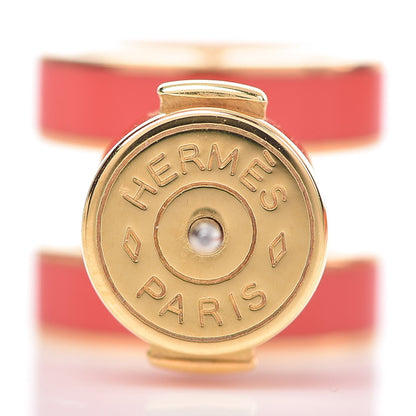 Hermes Gold Lacquered Pop H Earrings 4 of 6